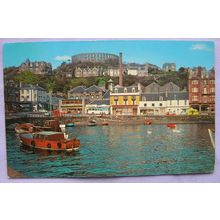 1974 postcard The Harbour, Oban