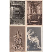 Kapelle Kloster Andechs Gnadembild Am Ob Altar 4x German Religious Postcard s