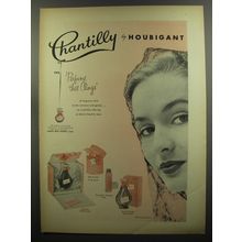 1953 Houbigant Chantilly Perfume Ad