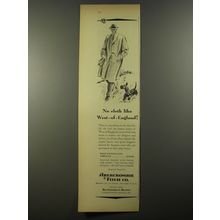 1954 Abercrombie & Fitch West-of-England Topcoat Advertisement