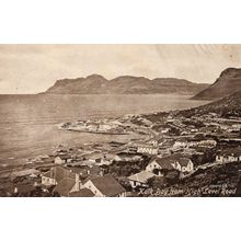 Kalk Bay From High Level Road South Africa WW1 Antique Postcard