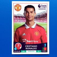 Panini Premier League 2023 Sticker #450: Cristiano Ronaldo Man United