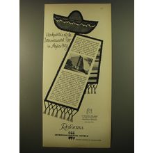 1961 Intercontinental Hotels Advertisement - Hotel Reforma Intercontinental