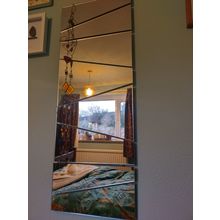Broken Effect Zig Zag Mirror 91 x 33cm