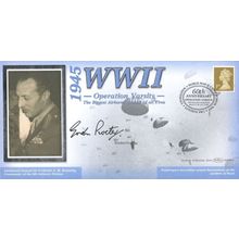 Gordon Proctor of Operation Varsity WW2 Veteran Hand Signed FDC