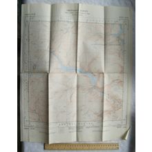1956 OS 1:25,000 Provisional First Series map Sheet SN 86 Brocknockshire