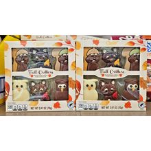 Choceur Fall Critters Belgian Milk, White & Dark Chocolate 2.47oz 70g (2 Boxes)