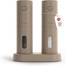 LARS NYSØM Electric Salt and Pepper Grinder Set I Automatic Salt and Pepper Mill