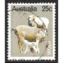 AUSTRALIA 1969: PRIMARY INDUSTRIES - 25c WOOL USED (G2)