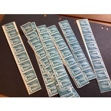 ICOLLECTZONE US 1054A F/VF NH Wholesale 75+ pairs in strips (B700-11)