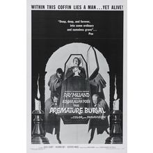 Premature Burial 01 Poster Canvas Movie Film Print A0 A1 A2 A3 A4 A5 A6 Art Wall