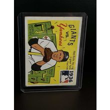 1936 Yankees, Giants [Red Rolfe] #34 | 1971 Fleer World Series Black Back Tradin