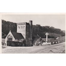 BRANSCOMBE CHURCH. RP POSTCARD. ED525