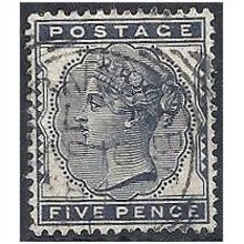 1881 SG169 5d Indigo Fine Used . . .