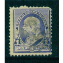 Used 219 1c Benjamin Franklin Average Plus M01926