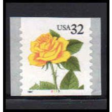 3054 32c Yellow Rose Very Fine MNH CNS 2233 PA6924