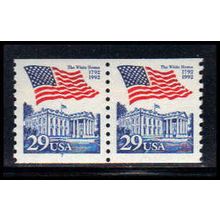2609 29c U.S. Flag Over White House Very Fine MNH CNP Left 7 PA1473