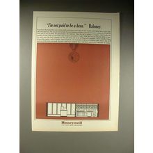 1963 Honeywell Computer Ad - Not Paid to Be a Hero