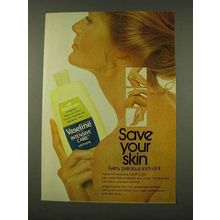 1973 Vaseline Intensive Care Lotion Ad - Save Your Skin