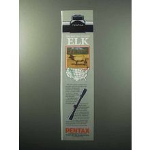 1988 Pentax Scope Ad - The Best Way To Find Elk