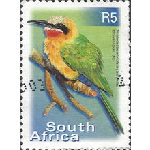 SOUTH AFRICA, BIRDS, Whitefronted Bee-Eater, blue 2000, R5, #4