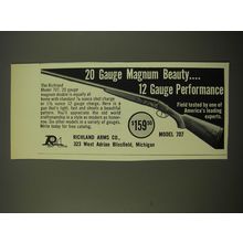 1965 Richland Arms Model 707 Shotgun Advertisement