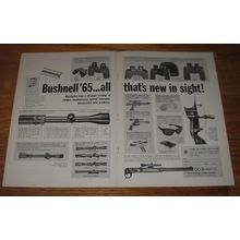 1965 Bushnell Scopes and Binoculars Ad - All that's new in sight