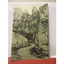 CASTLE ROCK, CHEDDAR GORGE, SOMERSET unused antique postcard by G R Hill =