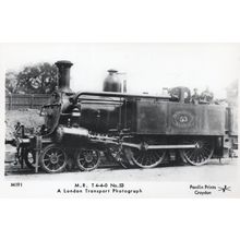 MR T 4-4-4-0 No 53 Metropolitan Railway Old Train Photo Postcard