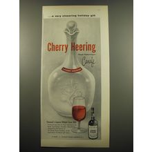 1960 Cherry Heering Liqueur Advertisment - Royal Copenhagen Carafe