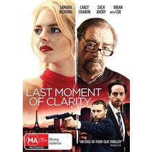 Last Moment of Clarity DVD | Samara Weaving, Carly Chaikin | Region 4