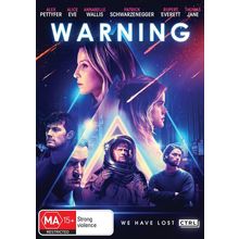 Warning DVD | Alex Pettyfer, Alice Eve | Region 4