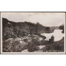 On the River Ribble, Clitheroe, Lancashire, c.1920s - Alderson's RP Postcard