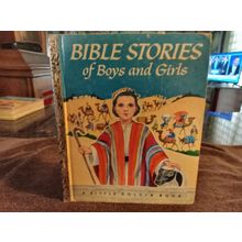 Little Golden Book Bible Stories Of Boys & Girls By Jane Werner (A) Edition 1953