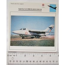 SudEst SE5000 Baroudeur - France - Attack & Close Support - Collectors Club Card