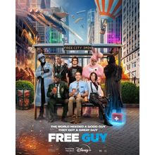 Free Guy (2021)_16 Movie Film Poster Canvas iconic design