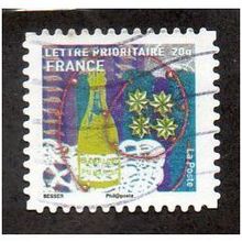 FRA 2010 (58c) 'CHRISTMAS' FINE USED (EBID21668)