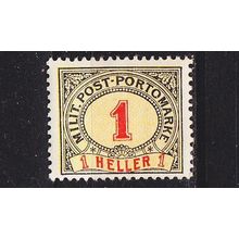 ÖSTERREICH AUSTRIA [BosHerz Porto] MiNr 0001 C ( */mh )