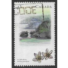 CAN 1993 43c 'RIVERS- ST JOHN RIVER' (3RD SERIES) FINE USED (EBID71-282)