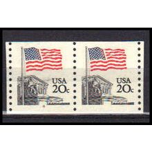 1895a 20c U.S. Flag Very Fine MNH SG CNP Left 6 PA0244