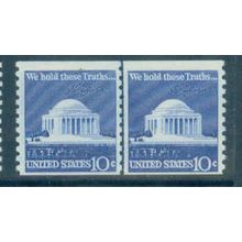 1520 10c Jefferson Memorial Fine MNH CLP B0821