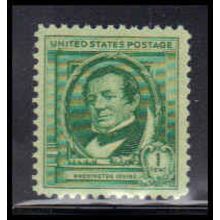 859 1c Washington Irving Fine MNH KA2194