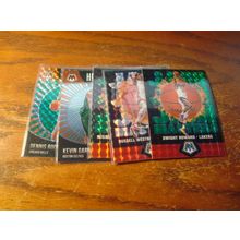 2020/21, Panini Mosaic, 5-Cards, Prizms, w/ Variations, RODMAN (HOF)/GARNETT, ++