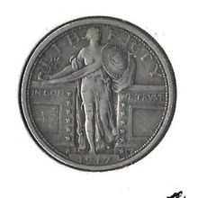 1917 Type I US Standing Liberty Quarter VF/XF