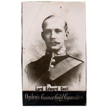 OGDEN'S GUINEA GOLD CIGARETTE CARD LORD EDWARD CECIL CIRCA 1900