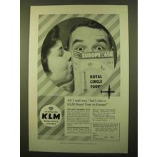 1959 KLM Royal Dutch Airlines Ad - All I Said Was