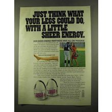 1975 L'eggs Sheer Energy Pantyhose Ad - Just Think