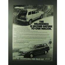 1979 Subaru 4 Wheel Drive Wagon Ad - The Wilderness