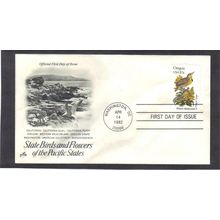 FDC Art Craft 1989a 20c Meadowlark (Cachet-U/A) CV39749