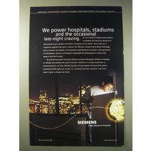 2002 Siemens Corporation Advertisement - We power hospitals, stadium